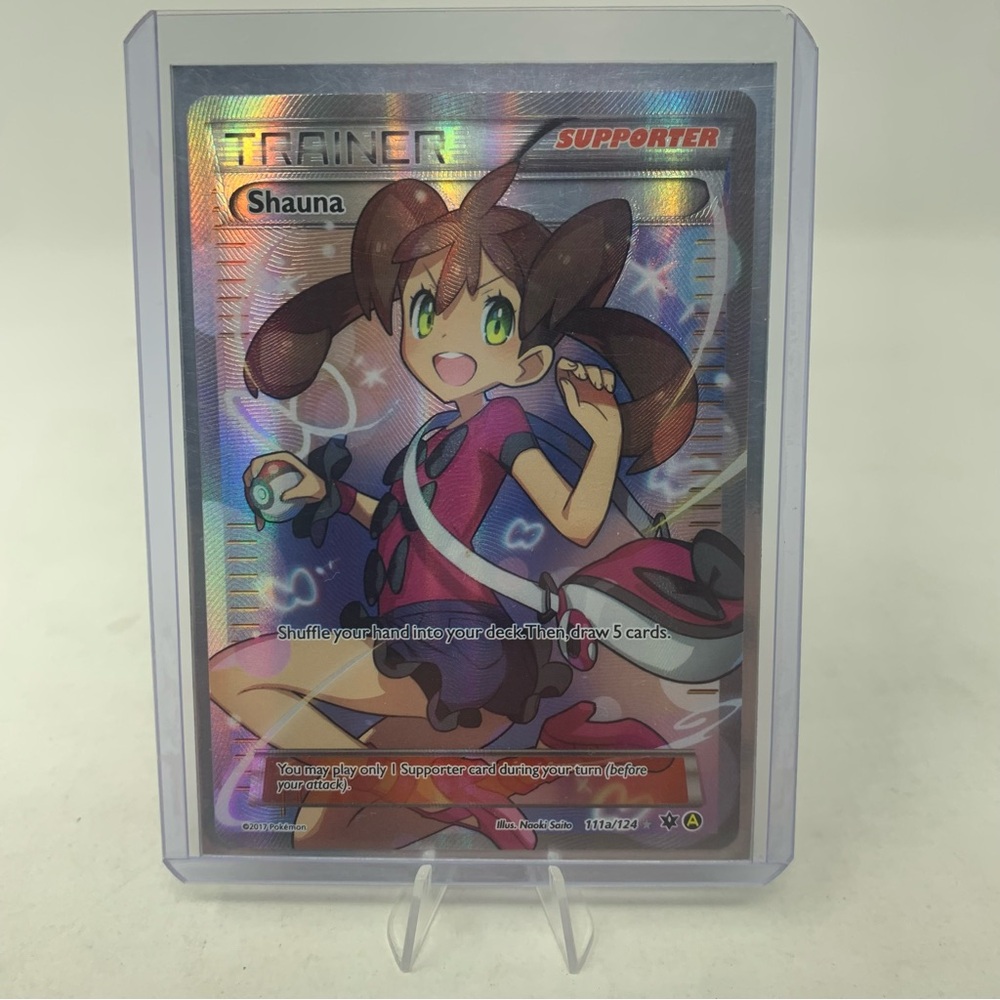 Pokemon TCG Shauna Full Art Ultra Rare Holo 111a/124 XY Collection Promo